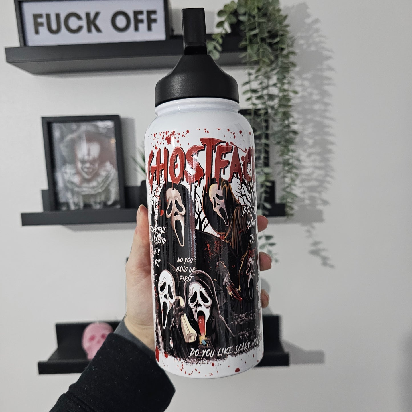 Ghostface Metal Waterbottle