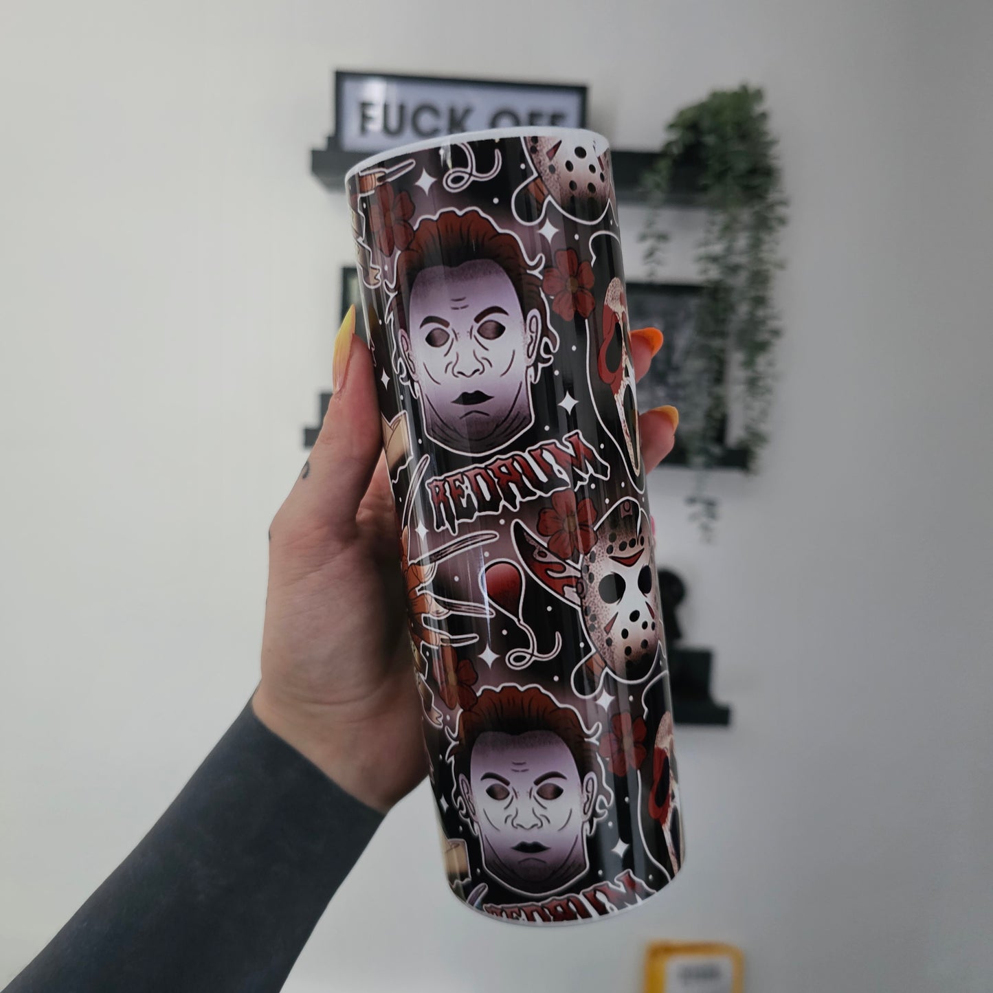 Horror Stickers 20oz Tumbler