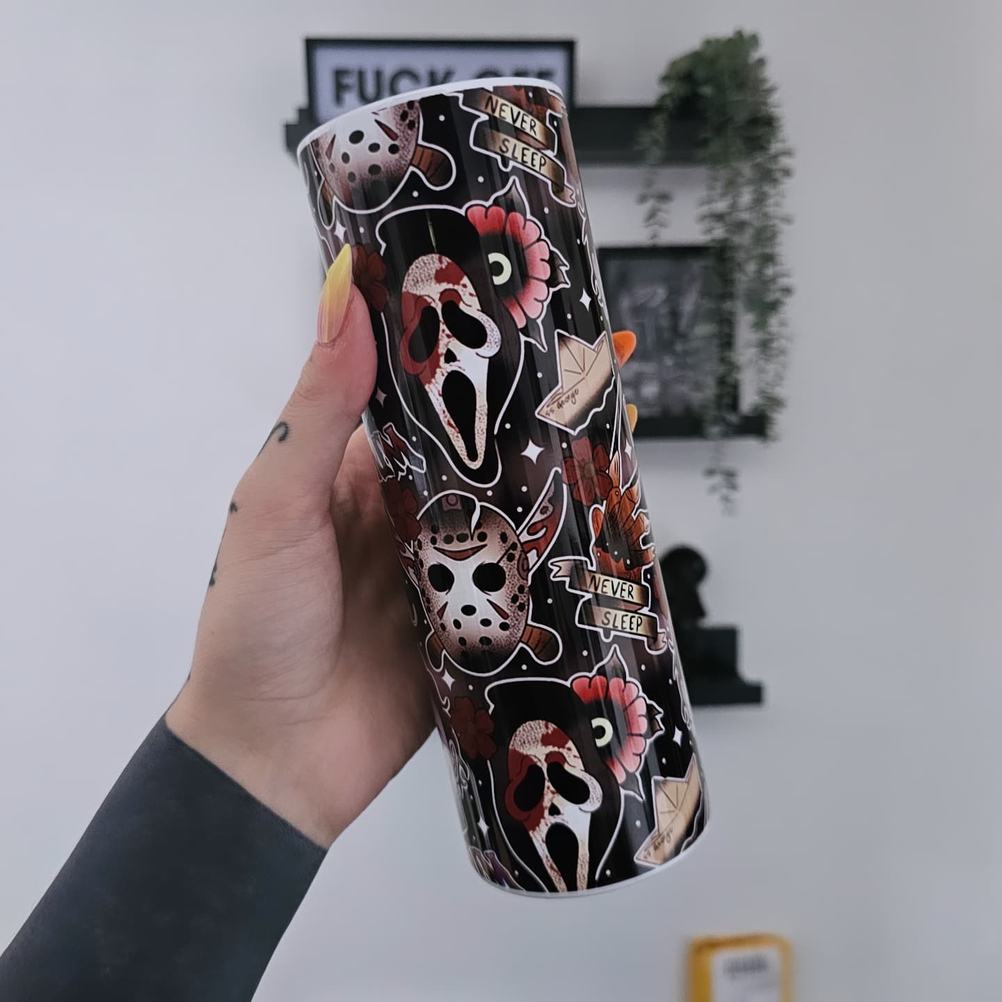 Horror Stickers 20oz Tumbler