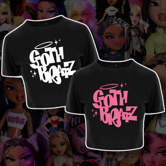 Goth Bratz Cropped Tshirt