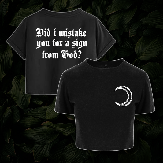 Sign From God Cropped Tshirt