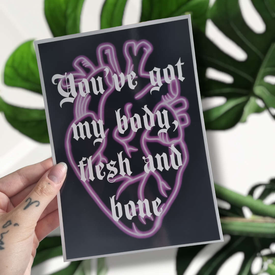 Flesh And Bone Print