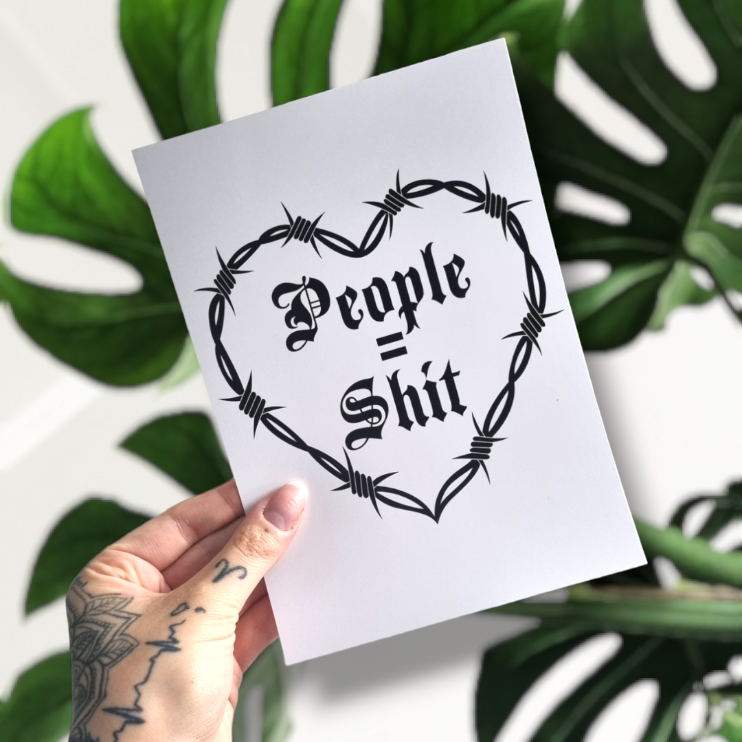 People = Sh*t Print (White)