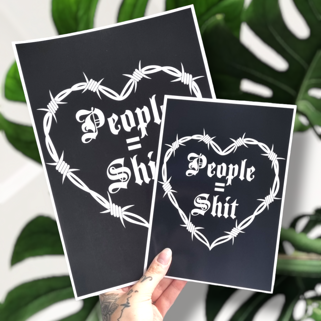 People = Sh*t Print (Black)