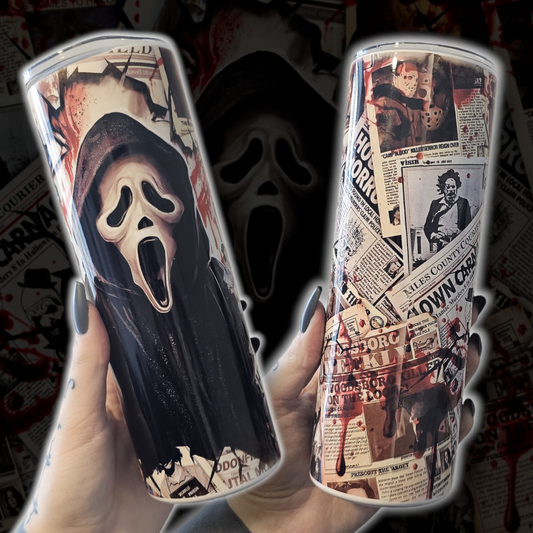 Ghost Newspaper 20oz Tumbler