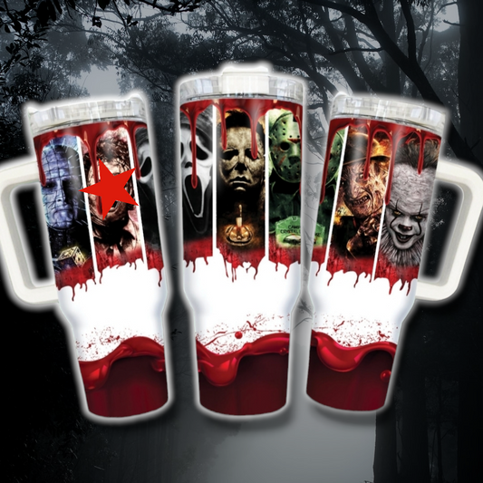 Bloody Killers 40oz Tumbler with straw