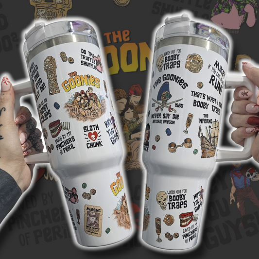 Goonies 40oz Tumbler with straw