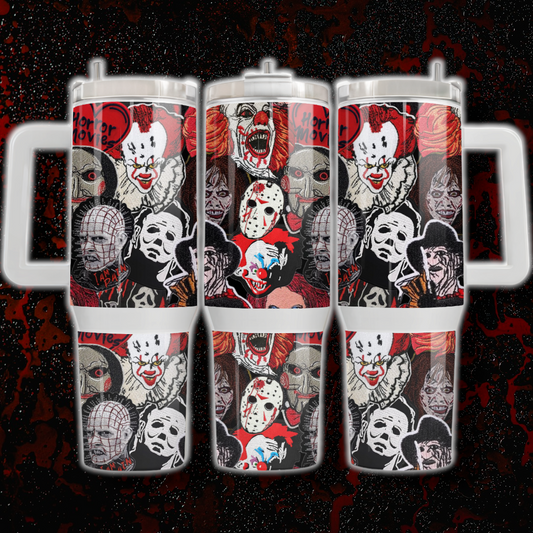 Killer Patches 40oz Tumbler with straw