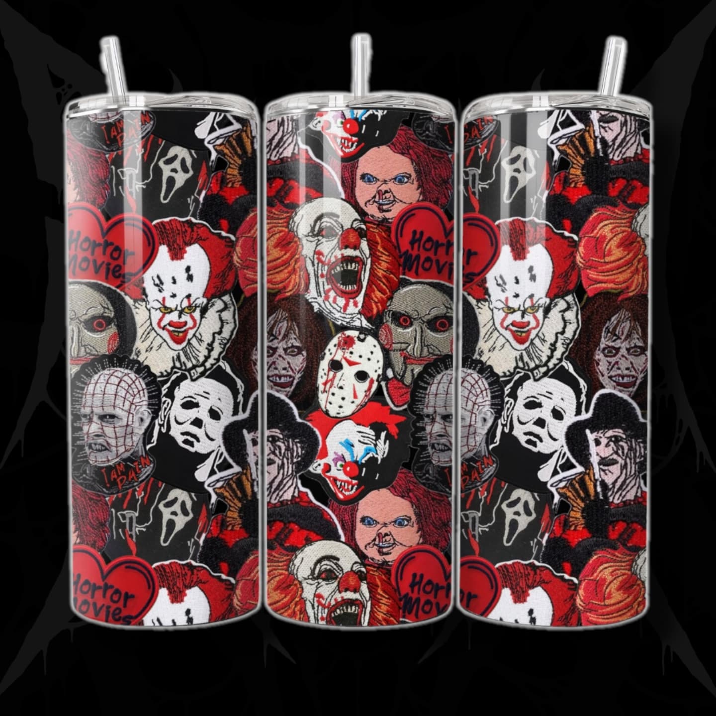 Horror Patches 20oz Tumbler