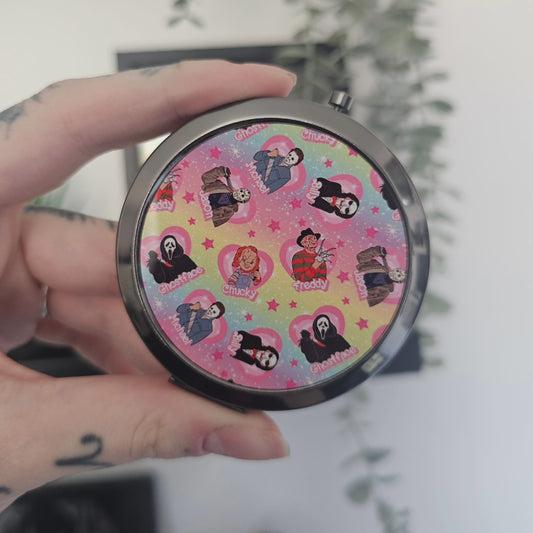 Killer Hearts Pocket Mirror