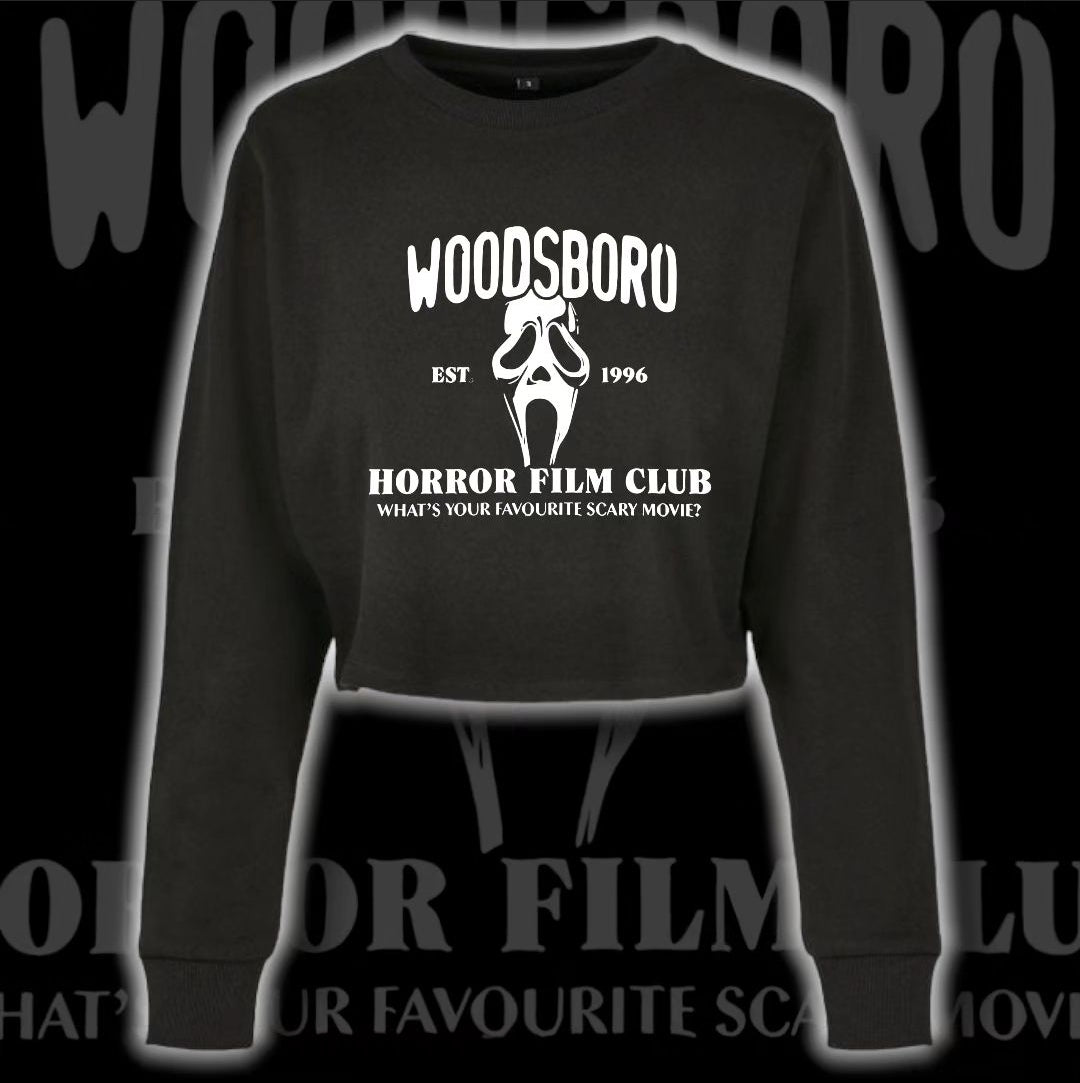 Woodsboro Crop Sweatshirt